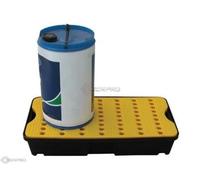 20L Spill and Drip Tray with Non-Slip Platform - Heavy-Duty Spill Containment Solution for Industrial and Commercial Use