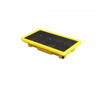 20L Spill Containment Modular Oil Tray with Drainage & Forklift Pockets Perfect for Paint Buckets & Chemical Storage AntiSpill Solution for Safety