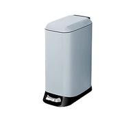 20L Stainless Steel Pedal Trash Can, Large Capacity for Kitchen, Living Room, Bathroom, Space-Saving Design, Stylish Blue Color, Perfect for Narrow Spaces