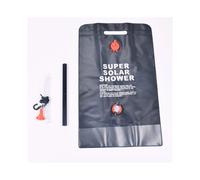 (20L Temperature Display Type) 20L/40L Portable Solar Heated Shower Water Bag Temperature Display Outdoor Camping Heated Bathing Bag Picnic Hiking Water Storage