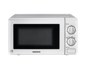 20L White Manual 800W Microwave with Stainless Steel Cavity
