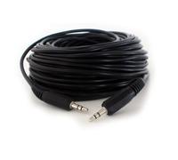 20m 3.5mm Jack Plug to Male Headphone Cable - Aux Stereo Audio Long Lead - Music Headset Player Extension