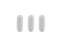 20m Black White Elastic Thread 0.6mm Rope Very Fine High Elastic Sewing Machine Bottom Line DIY Clothing Binding Line-3pcs