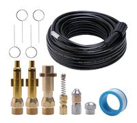 20M Drain Cleaner Hose Kit for Karcher K2-K7, Bosch, Lavor, Parkside Washer