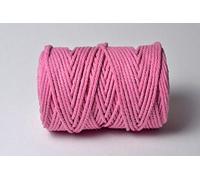 20m - Everlasto Chunky Solid Beautiful Baker's Cotton Craft Twine 4mm Approx - Rose Pink