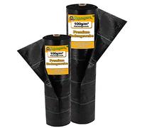 20m² Ground Cover Weed Control Plastic Mulch 100g 1m Wide