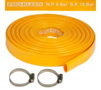 (20M) Heavy-Duty Layflat Yellow Hose Pipe PVC