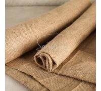 20m Hessian Fabric - Textured Burlap Jute Sack Material- 40” Inch Wide, 101cm Wide, 9oz 220GSM -Fabric for School Boards, Gardens, Table Runners, Arts & Crafts - by SAMASIA
