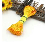 20m/Lot 2.0mm Chinese Knotting Macrame Cord Nylon Bracelet Braided String For DIY Jewelry Making Beading String Threads-02 Yellow-2.0mm 20m