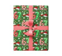 20m Meme Christmas Wrapping Paper - Party Gift Packaging Supplies | Holiday Decoration Wrapping Paper - for Friends Humour Lovers Office Colleagues Social Club Community Groups Family Reunion
