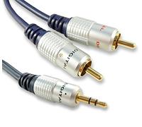 20m Quality 3.5mm Jack to Phono Cable - Audio Cable