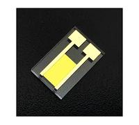 20μm Quartz Glass Interdigitated Electrodes 12 Pack | MEMS Biosensor Chip, Ti/Au layers, 50 pairs
