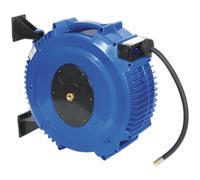 20m Retractable 10mm Air Hose - Impact Resistant Reel - 3/8" BSP Inlet - Rubber