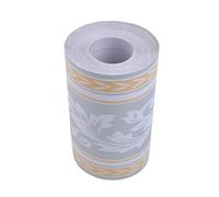 20M Self- PVC Wall Border Sticker for Home Decor - 12cm Height Skirting Strip, Washable & Cut-to-Size, Compatible with Smooth Walls, Furnit(A)