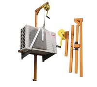 20m Stainless Steel Manual Winch - Heavy-Duty Self-Locking Folding Crane for Air Conditioning Installation & Lifting, Ideal for Home & Professional Use