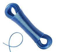 20M Steel Wire Clotheslines With Steel Core Drying Laundry Clothes Lines Drying Rack For Clothes Outdoors Garden Clothesline(Blue-20M-4pcs)