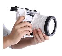 20M Underwater Waterproof Dving Case Bag for DSLR Cameras, Universal Camera Underwater Case Waterproof Case Diving Protective Housing(White)