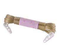 20m Washing Line Rope,Heavy Duty Laundry Lines with 2 Tensioners,Strong String 3mm Dia Clotheslines,Clothes Lines for Outside,Garden Travel, Rustproof and Waterproof Washing Lines (White)