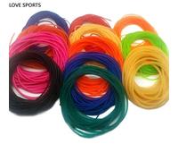 20M Whole Elastic Band Strapping Fishing Line Solid Rubber Fishing Rope Diameter 1.6 2.0 2.5 2.8 3.0mm Elastic Tennis Ropes Line 2.5mm Orange 20m