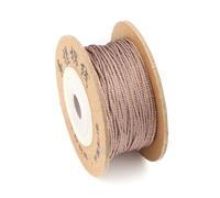 20meter/roll 1mm 3 Layer 100% Cotton Cord Rope Knot Macrame Cord Rope For Jewelry Making DIY Ethnic Bracelet Accessory Findings