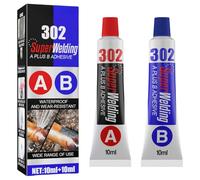 20ml Liquid Metal Weld Repair Paste - Strong AB Metal Glue for All Purpose Repairs, Industrial Heat and Cold Resistance