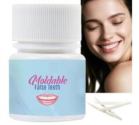 20ml Temporary Tooth Filling Repair Kit,Dental Tools for Tooth Filler,Moldable False Teeth,Fixing Missing Gaps,Strong Adhesion,Safe Material,Easy to Operate,Convenient,Included a Pair of Tweezers