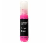 20ml Trimits Fabric Paint Pen for Arts and Crafts - Neon Pink