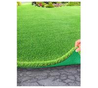 20mm (0.8") Artificial Grass Turf Mat, Realistic Synthetic Grass Rug with Drainage Holes, Multi-Use Fake Grass for Garden, Balcony, Patio Decor & Pet Play Area(1x1 meters/3.3x3.3 ft)