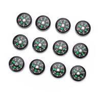 20mm 12pcs Mini Pocket Oil Filled Compass, Small Compass Liquid Filled Mini Compass for Hiking Camping Outdoor Activities Accessory