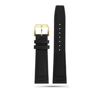 20mm 21mm 22mm Nylon Canvas Fabric Watch Band For Strap Folding Clasp Belts Wristwatch Strap Black 20mm