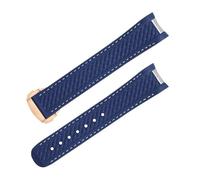 20mm 21mm Fluorous Rubber Watch Band For Omega Strap AQUA TERRA 150M AT150 Ultra Light Worldtimer 43mm 41mm Fold Clasp Watchbands