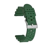 20mm 22mm 24mm Fluorine Rubber Watchband Fit for Seiko Watch Smart SportWatch Bracelet Fit for Samsung Gear S2 S3 Fit for Huawei Quick Release Watch Strap (Color : Red, Size : 20mm)