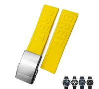 20mm 22mm 24mm Soft Rubber Strap For Breitling Avenger Navitimer Silicone Watchband Waterproof Bracelets Watch Strap