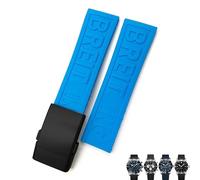 20mm 22mm 24mm Soft Rubber Strap For Breitling Avenger Navitimer Silicone Watchband Waterproof Bracelets Watch Strap