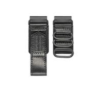 20mm 22mm 26mm Quick Fit Leather Strap Fit For Garmin Fenix 7 7X Solar Forerunner Vivoactive(HGA137-BLK,20MM_M 190MM TO 260MM)