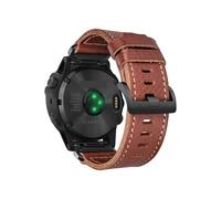 20mm 22mm 26mm Quickfit Leather Strap Bracelet fit For Garmin Fenix 7 6 5/MARQ/Instinct/Tactix(HGA128COF,26mm)