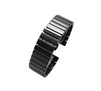 20mm 22mm Ceramic Strap Fit For Samsung Galaxy Watch6 5 4 40mm 44mm/Huawei Watch4 GT6 5 4 3 Pro(B-black,22mm)