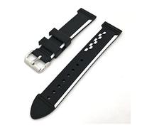 20mm 22mm Double Colorful Watchband Silicone Rubber Watch Straps Waterproof Watchband Sport For Women Menu2018s Watchu2019 watch strap Full of stars
