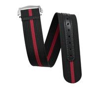 20mm 22mm Nylon Canvas Watch Strap for Omega Seamaster, One-Piece Single Pass Band with Deployment Clasp Buckle, Durable Tactical Style Replacement Watch Strap for Men & Women, Multiple Colors
