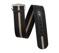 20mm 22mm Nylon Canvas Watch Strap for Omega Seamaster, One-Piece Single Pass Band with Deployment Clasp Buckle, Durable Tactical Style Replacement Watch Strap for Men & Women, Multiple Colors