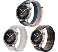 20mm 22mm Nylon Straps Compatible with Amazfit Active 42mm/GTS 4 Mini | for Amazfit GTS 4/3/GTS 2 Mini/2/2e/GTR 2/2e/3/3 Pro/4 Amazfit Stratos/2/2s/3/Pace/Falcon Quick Release watch strap
