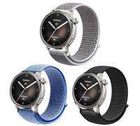 20mm 22mm Nylon Straps Compatible with Amazfit Active 42mm/GTS 4 Mini | for Amazfit GTS 4/3/GTS 2 Mini/2/2e/GTR 2/2e/3/3 Pro/4 Amazfit Stratos/2/2s/3/Pace/Falcon Quick Release watch strap