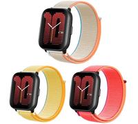 20mm 22mm Nylon Straps Compatible with Amazfit Active 42mm/GTS 4 Mini | for Amazfit GTS 4/3/GTS 2 Mini/2/2e/GTR 2/2e/3/3 Pro/4 Amazfit Stratos/2/2s/3/Pace/Falcon Quick Release watch strap
