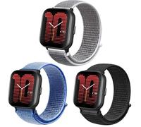 20mm 22mm Nylon Straps Compatible with Amazfit Active 42mm/GTS 4 Mini | for Amazfit GTS 4/3/GTS 2 Mini/2/2e/GTR 2/2e/3/3 Pro/4 Amazfit Stratos/2/2s/3/Pace/Falcon Quick Release watch strap