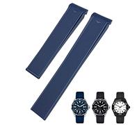 20mm 22mm Rubber Silicone Watch Strap Fit for AQUARACER 300 WAY201A WAY211C Black Blue Brown Watch Accessories
