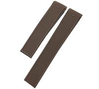 20Mm 22Mm Rubber Silicone Watch Strap Waterproof Bracelet Watchband for Tag Heuer Aquaracer 300 Way201B Calibre 5 Accessories/Brown No Buckle/22Mm Tag