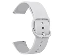 20mm 22mm Silicone Watch Strap for Women Men, Quick Release Replacement Strap with Stainless Steel Buckle Sport Watchbands Wrist Straps, smart watch wristband (20mm, Light Gray)