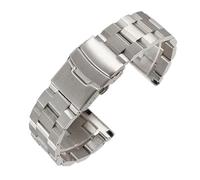 20mm 22mm Stainless Steel Watch Band Men Watch Replace Parts(Silver,20mm)