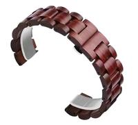 20mm 22mm Wooden Quick-release Watch Strap Durable And Lightweight Replacement Bracelet Accessories Adjustable Wristband(D,22mm)