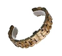 20mm 22mm Wooden Watch Strap Quick Release Band Accessories Unisex Wristband Replacement Bracelet(Light brown,22mm)